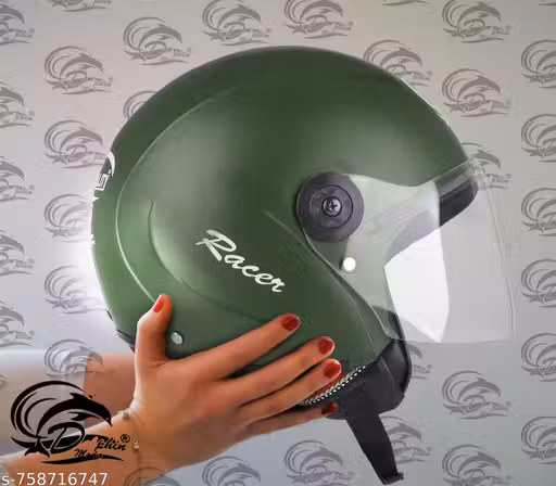 DALPHINMODATRACK HELMET ABS SHELL AND UNBREKABLE VISOR