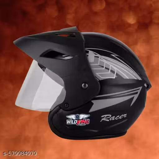 NENO CAP STICKER ISI APPROVED HALF FACE HELMET