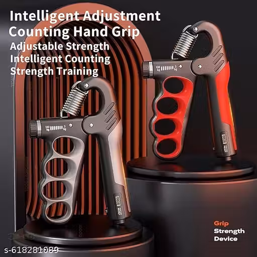 Fitnxt@ Hand Grip Strength Trainer (100 kgs) - Forearm Strength Trainer Adjustable Gripper | New Improved Design for Heavy Strength Training (5 to 100Kg Multicolour)