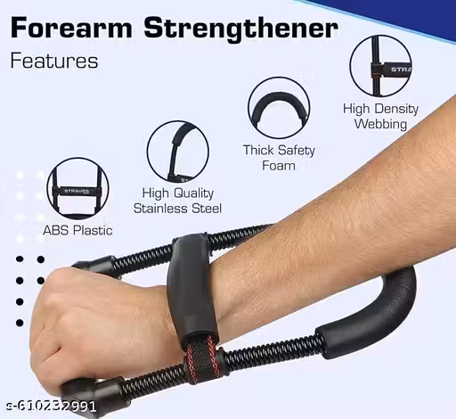 Adjustable Forearm Strengthener Wrist Exerciser Equipment for Upper Arm Workout and Strength Training, Forearm Muscle Strength Training Fitness Equipment