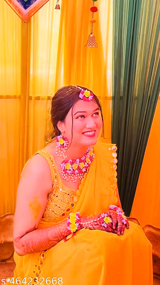 Haldi jwellery set