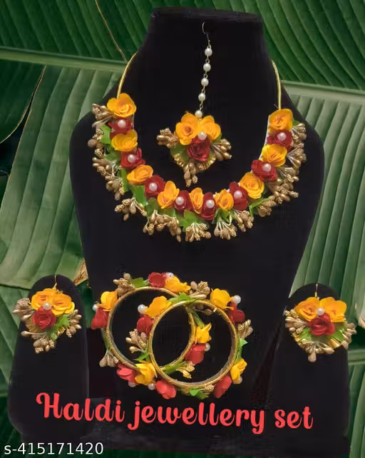 HALDI SET/ MEHANDI JEWELLERY SET