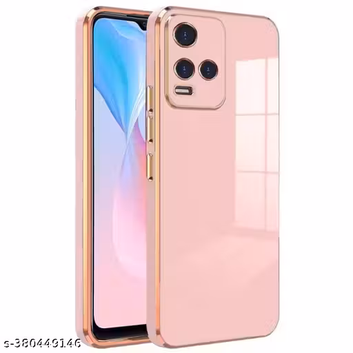 Back Cover for Vivo Y21 (2021) |6D Chrome Case | Made of Soft TPU | Camera Protection Case | Shock Proof | Slim Fit Case Vivo Y21 (2021) (PINK)