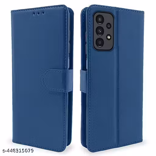 TS Samsung Galaxy A13 4G Flip Cover | PU Leather Finish | 360 Protection | Wallet & Stand | Strong Magnetic Flip Case for Samsung Galaxy A13 4G [ BLUE ]