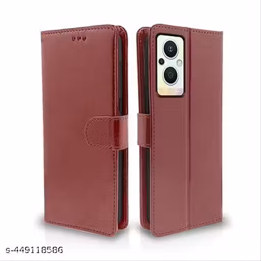 TS Flip Back Cover Case for Oppo F21 Pro 5G / F21s Pro 5G | Dual-Color Leather Finish | Inbuilt Stand & Pockets | Wallet Style Flip Back Case for Oppo F21 Pro 5G / F21s Pro 5G [ BROWN ]