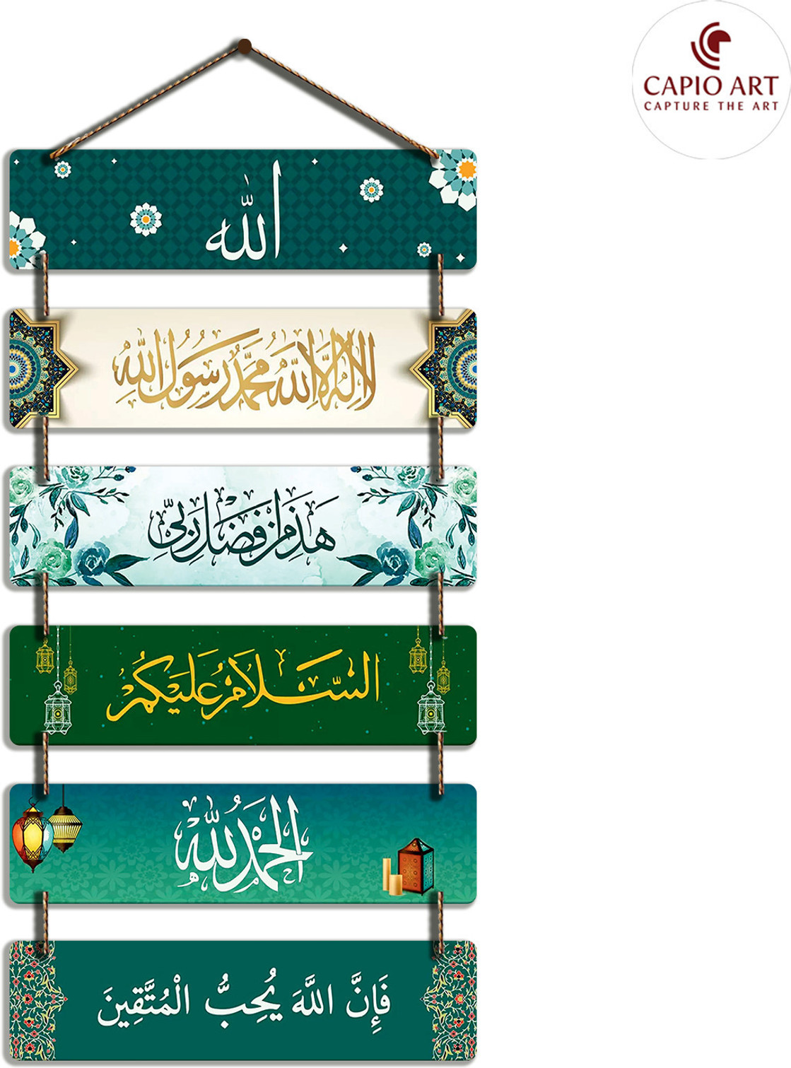 CAPIO ART DESIGNER \STYLISH \TRENDY WALL HANGINGS (19 inch X 27 inch, Multicolor)