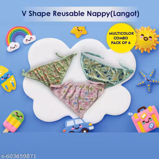 Eco-freindly V shaped baby nappy