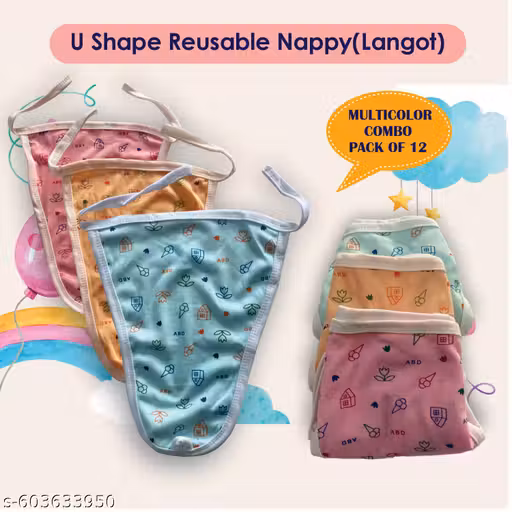 Eco-freindly U shaped baby nappy