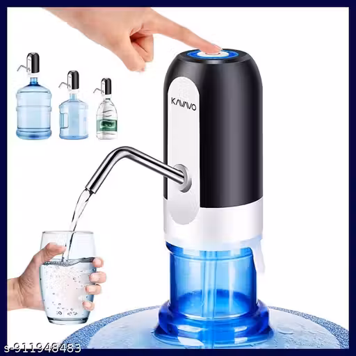Smart USB Rechargeable Automatic Water Dispenser Pump for 20L Bottle | Electric Water Pump | Fast Flow | Portable & Leakproof