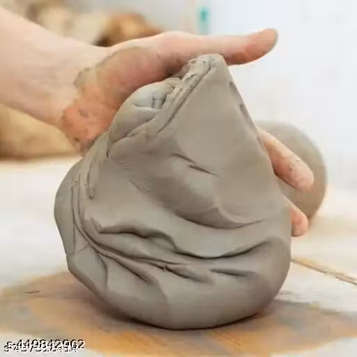 Premium 500 grams Terracotta Clay for Modelling, Sculpting, and Art & Craft Projects - Dry Clay for Children & Professional Artists | Terracotta Clay for Modeling Art & Craft Projects - Shadu mati - Air Dry Wet Clay for Children & Professional Artists