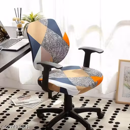 Revolving Stylish Chair cover set of 2 pcs