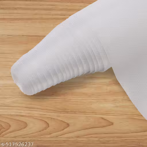 45cm x 5m Waterproof EVA Anti Slip Mat for Kitchen, Bathroom Cabinet Kitchen Drawer Shelf Mats Liner Sheets Roll, Non-Slip Fridge Mat, Table Mat (45cm x 5 Meter Roll, WHITE)
