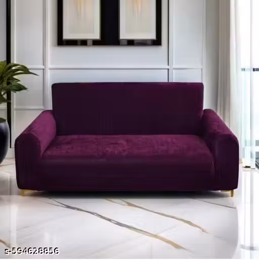 STRETCHABLE Crushed Chenille/ SOFA COVER / LOWEST PRICE GUARANTEE