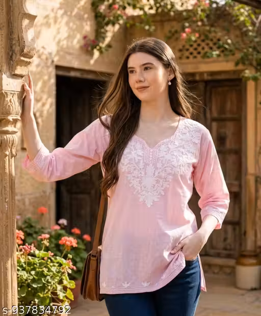 Kashmiri kurti/short kurti/kashmiri top/short top for women/girls