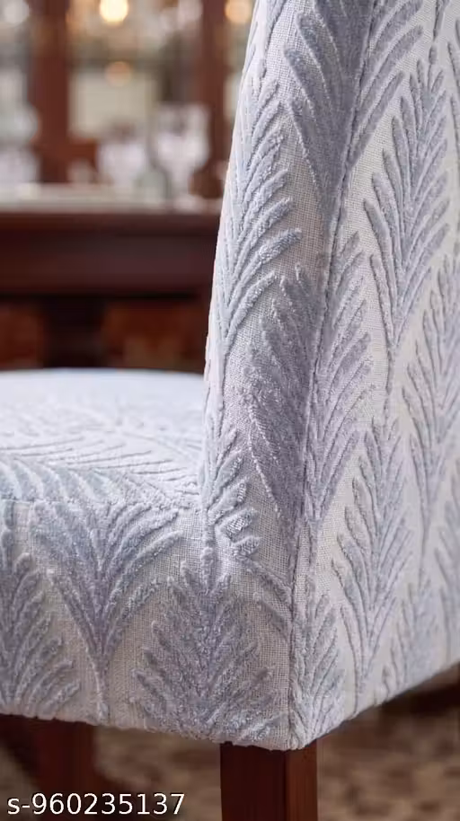STRETCHABLE /EMBOSSED/DINING CHAIR COVER 4 Pcs SET/ LOWEST PRICE GUARANTEE