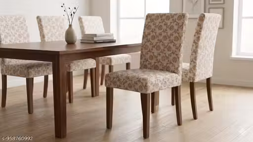 STRETCHABLE / /DINING CHAIR COVER 6 Pcs SET/ LOWEST PRICE GUARANTEE