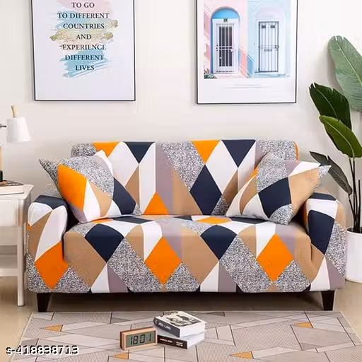 STRETCHABLE/THREE SEATER SOFA COVER / LOWEST PRICE GUARANTEE