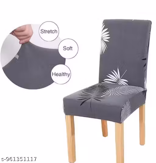 STRETCHABLE//DINING CHAIR COVER 6 Pcs SET/ LOWEST PRICE GUARANTEE