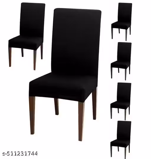 STRETCHABLE DINING CHAIR COVER 6 Pcs SET/ LOWEST PRICE GUARANTEE
