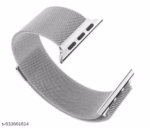 Best Quality Ultra Watch Metal chain strap Heavy Megnetic Field ( Silver Colour) 1 Pcs