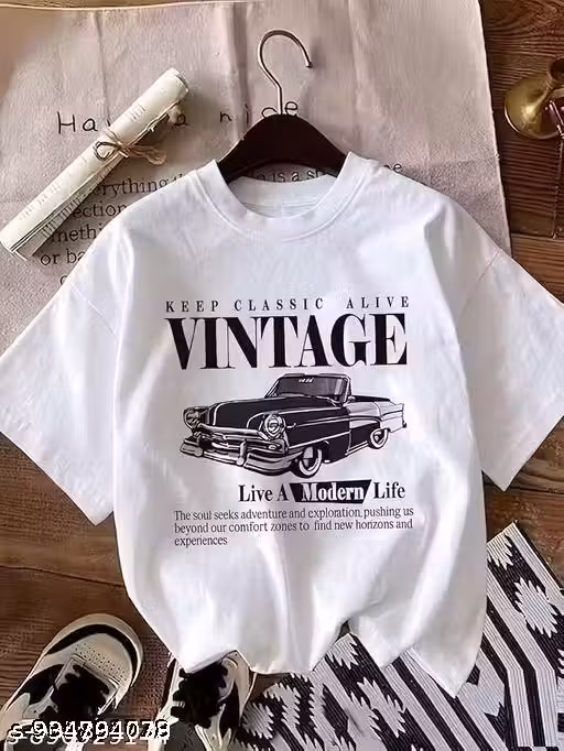 All over printed loose fit tshirts