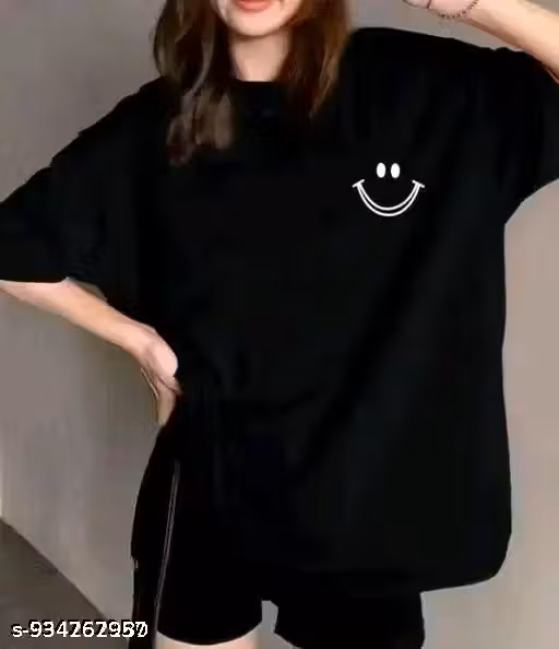 Womens oversize printed tshirts