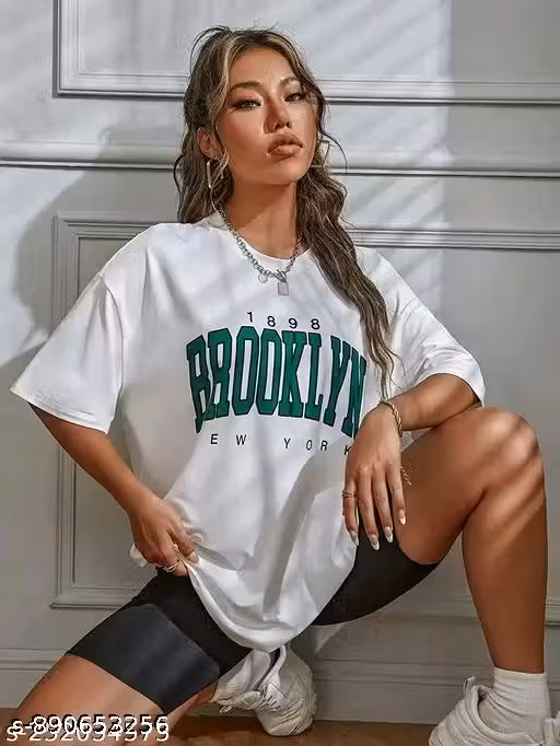 Printed oversize tshirts for women