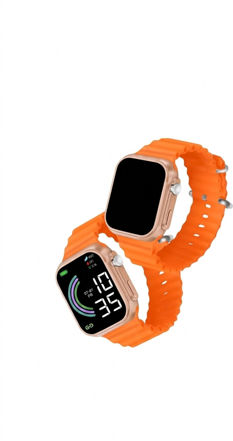 kIwi Enterprises Digital Watch - For Boys & Girls Black led ulta led digital watch