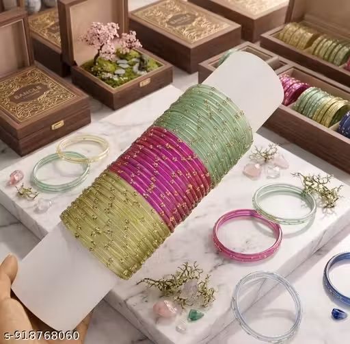 | party wear bangles | ethnic bangles | festival bangles | ladies bangles set | colorful bangles | golden dotted bangles | rajasthani bangles | daily wear bangles | marriage bangles | gift bangles for women | puja wear bangles | indian bridal jewelry | RP