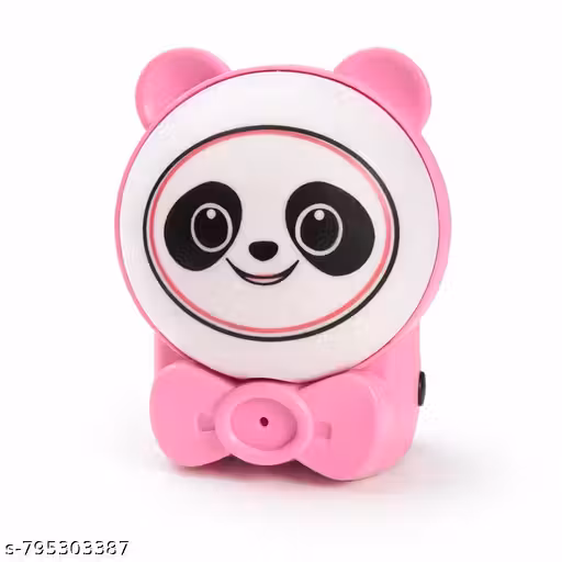 Panda Shape Plug-In LED Night Lamp for Kids Room, Bedroom & Nursery(COLOR MAY VARY)