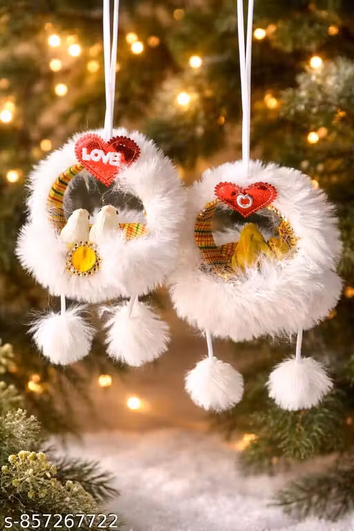 Cute Love Birds Hanging Showpiece | Home Decor Gift | Romantic Wall Hanging Decoration