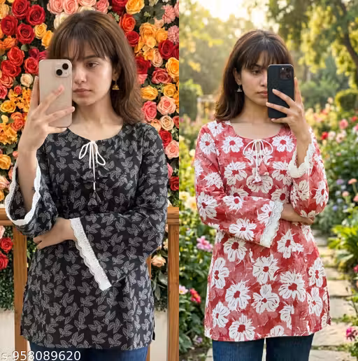 Cotton Combo Kurti For Women