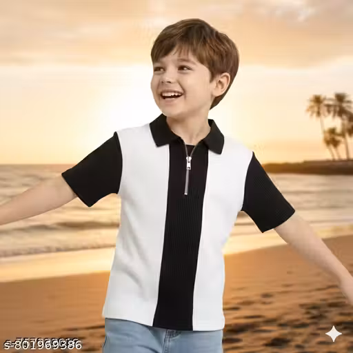 Boys Polo T-Shirt | Kids Collar T-Shirt for Boys