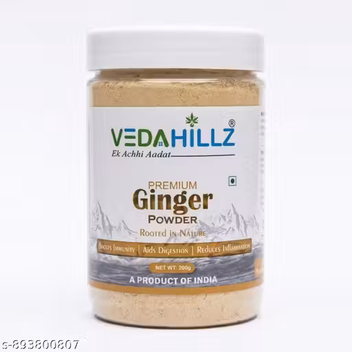 Vedahillz Ginger Powder – Pure & Natural Sonth Powder for Daily Use