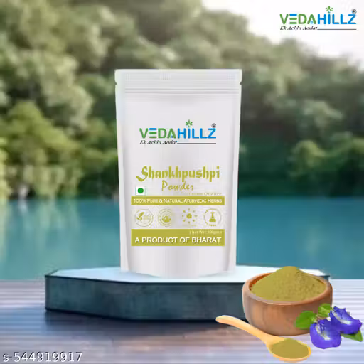 Vedahillz Shankhpushpi Powder For Drink, Brain, Memory, Skin, Immunity Booster