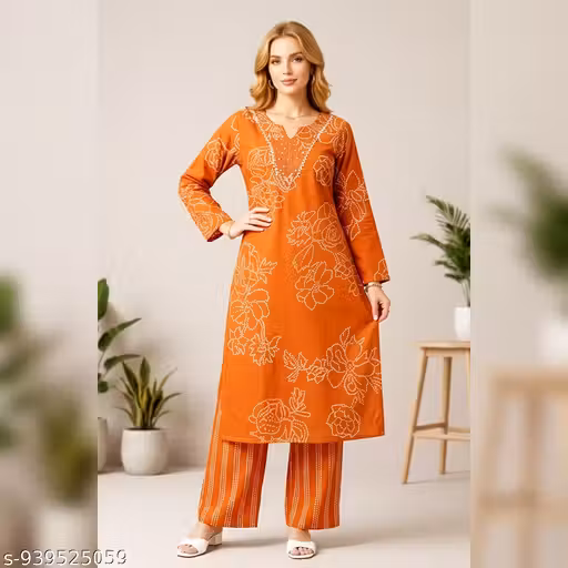 Women Fashionable Cotton Co-Ord Set | Stylish Festival & Party Wear Coord Set for Women | Trendy Ethnic Matching Top & Bottom Set | women party wear coord set | festival wear women set | trendy co ord set | stylish matching set women | ethnic coord set wo
