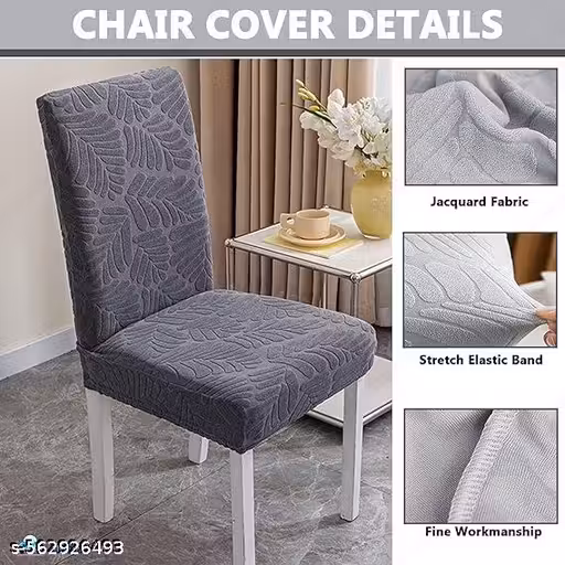 STRETCHABLE DINING CHAIR COVER 6 Pcs SET/ LOWEST PRICE GUARANTEE