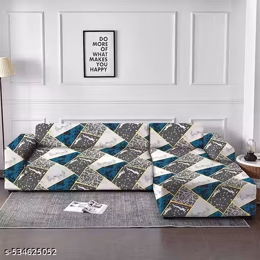 STRETCHABLE/LSHAPE(3+3)/THREE SEATER SOFA COVER / BEST QUALITY