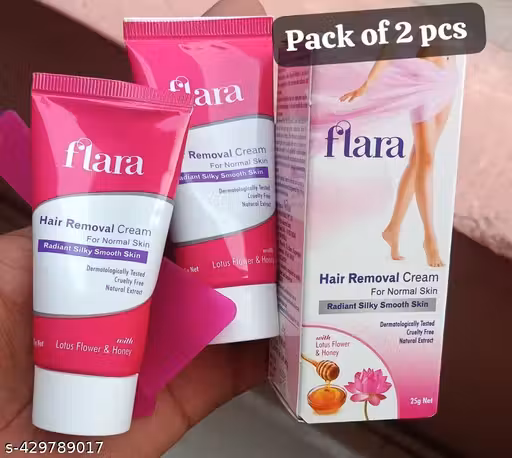 pack of 2 pcs flara hair removal cream