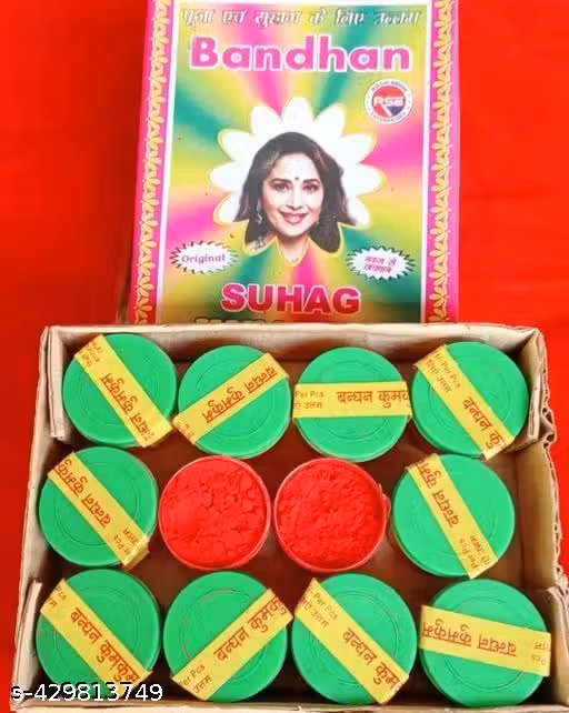 pack of 12 roll sangam/shri sindur red