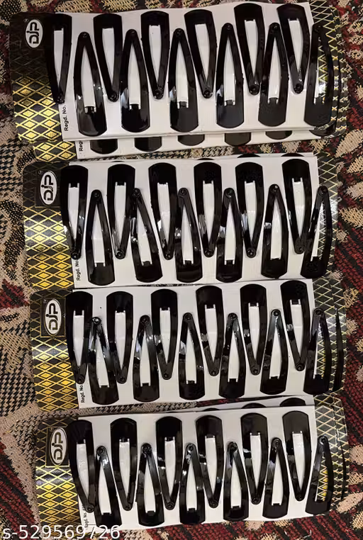 hair pins 4 patte tik tak black 3no
