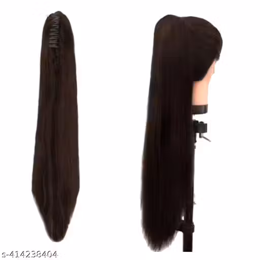 Hair extensions for girl and women Brown color (Pack of-01)