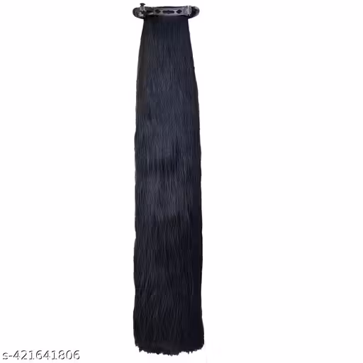 Hair extensions for short Hair Natural black hair wig (Pack of -01)