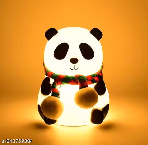 soft actractive Panda with light lamp