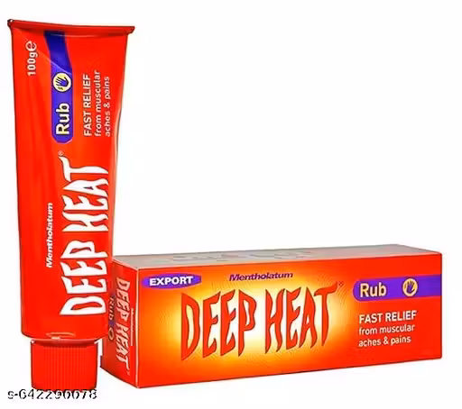 Deep Heat ointment Relief Rub 100gm-Cream | Non-Greasy, Heat Therapy Balm