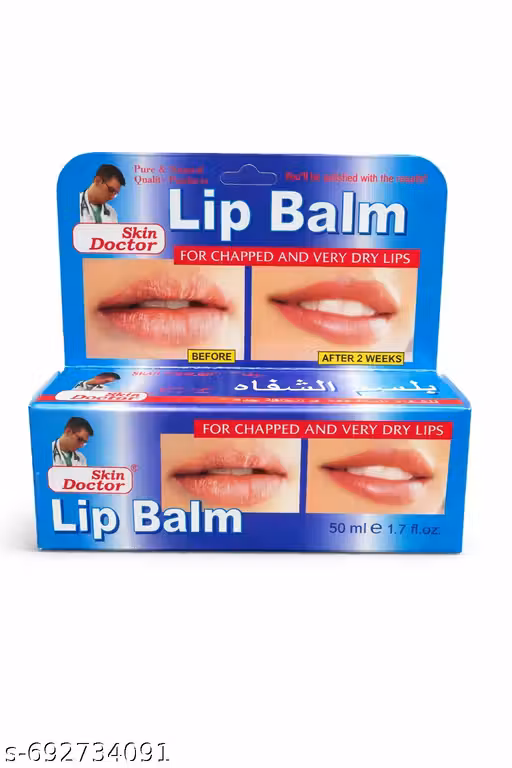 Skin Doctor Lip Balm for Chapped & Very Dry Lips | Deep Moisturizing & Repair | 50 ml