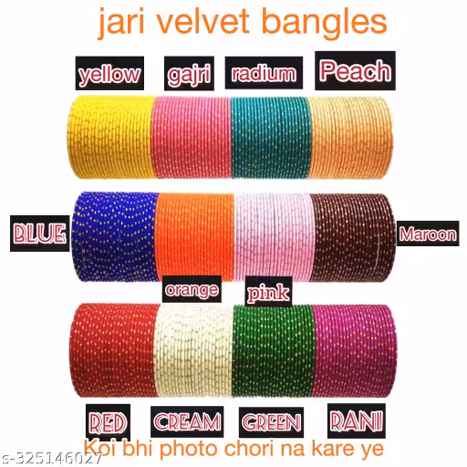 shree jee bangles Bracelect & Bangles Multi Colour Glossy Glass Attractive Hands And FestivalVelvet Bangles Combo Set For Women Velvet bangle red and pink Traditional Designer Welvet (SBS)Glass Velvet Bangles Combo for Women,Girls Velvet Bangles sets 12 c