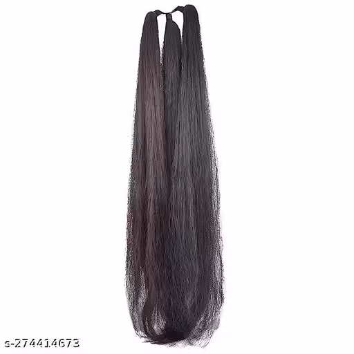 Kedar Women's Thick Nylon False Hair Extension (pack of 1) (Brown)
