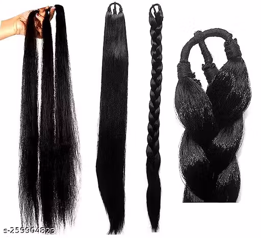 Kedar Choti Hair Extension for girls Hair Extension Set of 2