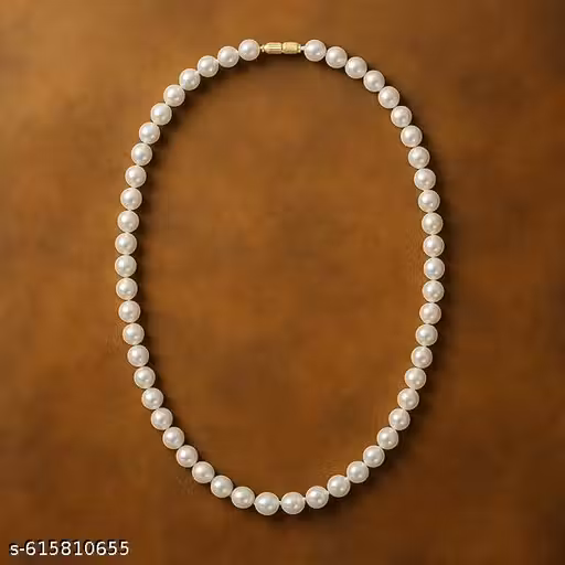 Elegant White Pearl Necklace for Women & Girls | Classic Party Wear Jewelry | Traditional Wedding artificial Pearl Chain Sparrow Industry